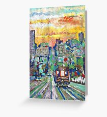 San Francisco Sunset, California Picture Greeting Card