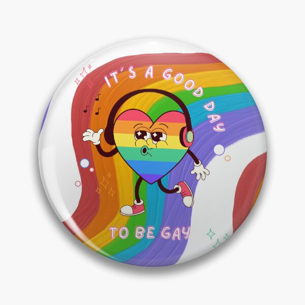 Item preview, It's a Good Day to Be Gay | Cute Pride Heart Design (Raimbow edition) designed and sold by romelleworks.