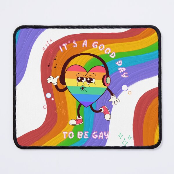 Item preview, It's a Good Day to Be Gay | Cute Pride Heart Design (Raimbow edition) designed and sold by romelleworks.