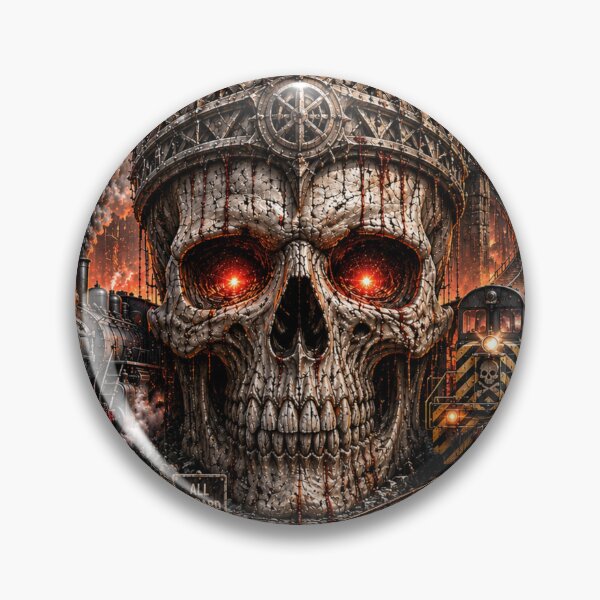 Item preview, The Skull King of the Iron Rails designed and sold by LAPUTIK.