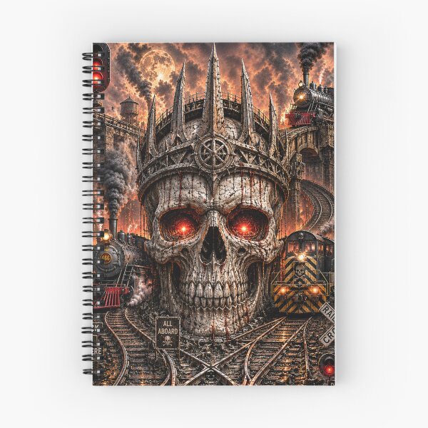 Item preview, The Skull King of the Iron Rails designed and sold by LAPUTIK.