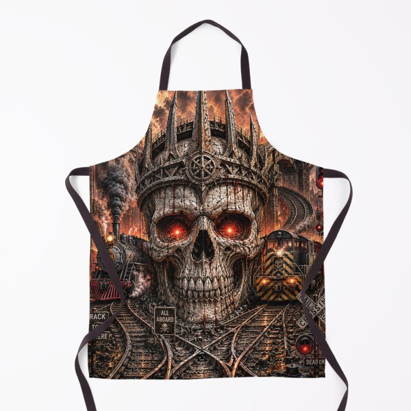 Item preview, The Skull King of the Iron Rails designed and sold by LAPUTIK.