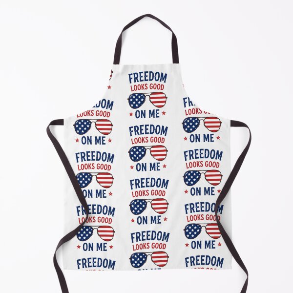 Item preview, Freedom looks good on me-patriotic design designed and sold by RahRahsCreation.