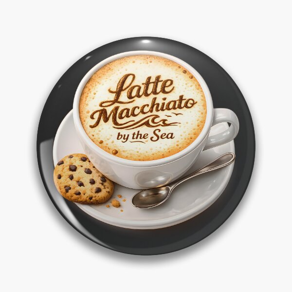 Item preview, Latte Macchiato by the Sea  designed and sold by Les-Ink-Studio.