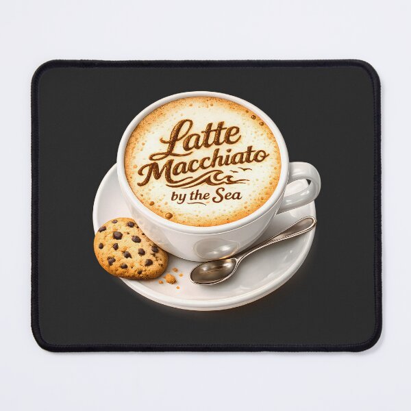 Item preview, Latte Macchiato by the Sea  designed and sold by Les-Ink-Studio.