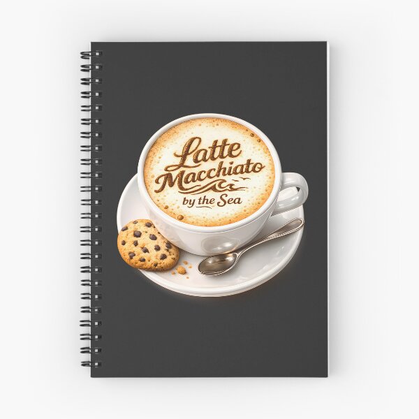 Artikelvorschau, Latte Macchiato am Meer entworfen und verkauft von Les-Ink-Studio.