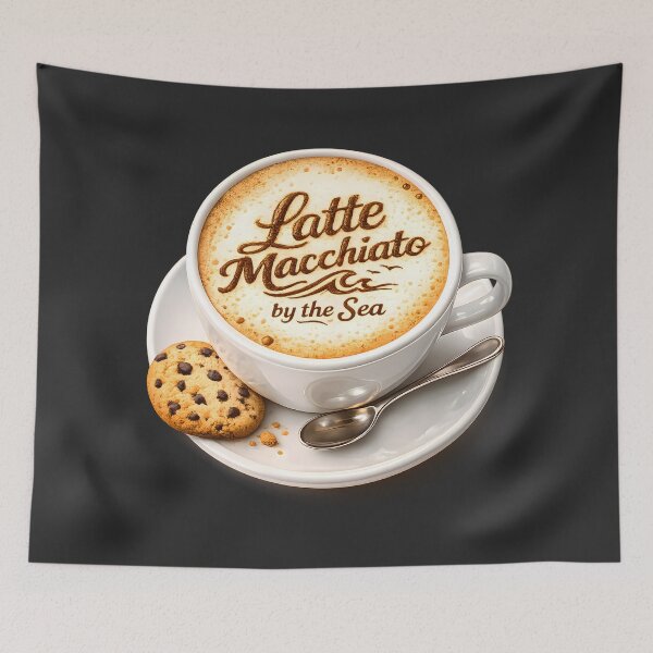 Item preview, Latte Macchiato by the Sea  designed and sold by Les-Ink-Studio.