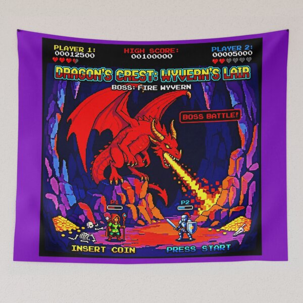 Item preview, Retro Arcade capter Themed Decor designed and sold by Cyber-ART-Studio.