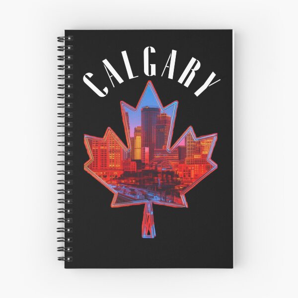 Item preview, Calgary Skyline Maple Leaf - Calgary Canada Cityscape Maple Leaf designed and sold by PowerKanjiFit.