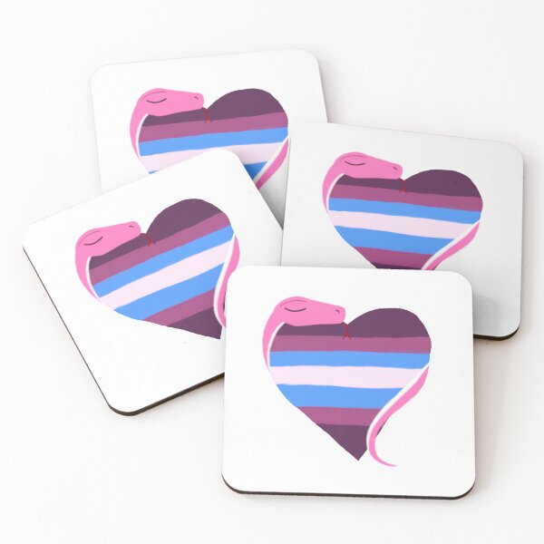 Item preview, Snake Hugs: Gender Non-Conforming Flag  designed and sold by gaydragongeek.