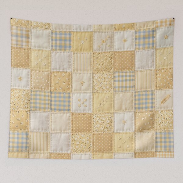 Item preview, Sunshine Heirloom Patchwork Seamless Pattern designed and sold by MoonwoodStudio.