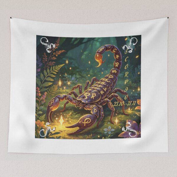 Item preview, Mystical Scorpio Zodiac  Design designed and sold by wojtas90.