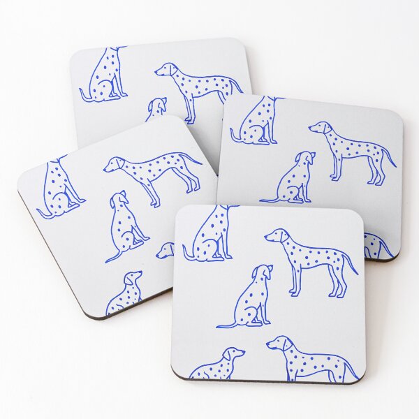 Item preview, Minimalist Blue Dalmatians designed and sold by lautir.