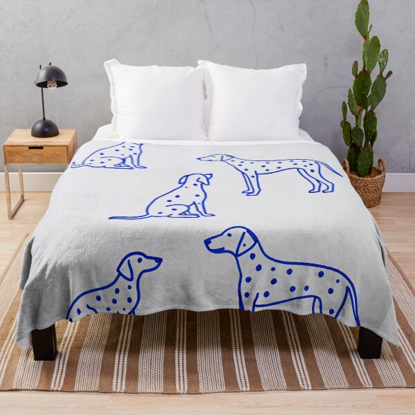 Item preview, Minimalist Blue Dalmatians designed and sold by lautir.