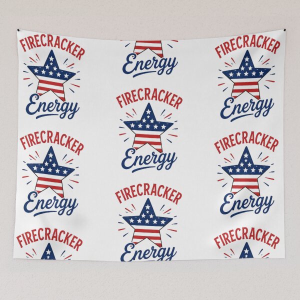 Item preview, Firecracker Energy- patriotic design designed and sold by RahRahsCreation.