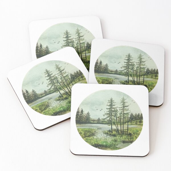 Item preview, Landscape Watercolor Painting designed and sold by artpadanna.