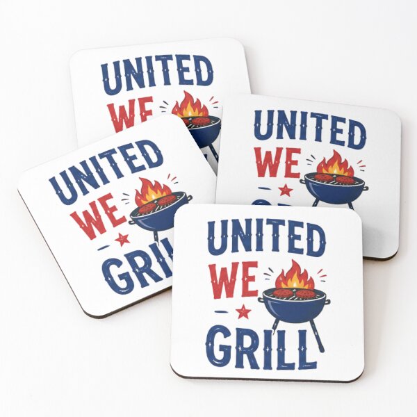 Item preview, United we grill- patriotic design designed and sold by RahRahsCreation.