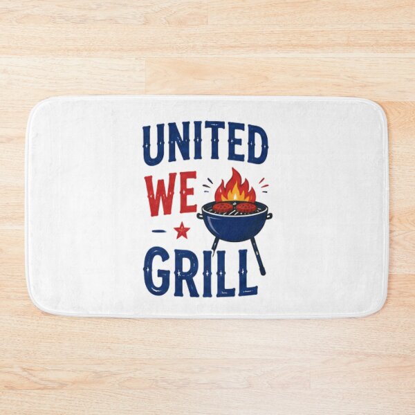 Item preview, United we grill- patriotic design designed and sold by RahRahsCreation.