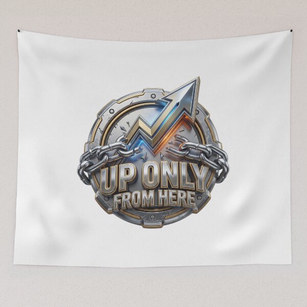 Item preview, Powerful "Up Only From Here" Comeback Motivation! designed and sold by pradeepvisuals.