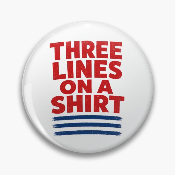 Item preview, Three Lines On A Shirt Funny Football Fan Parody Retro Sports Design designed and sold by UrbanKangaroo.