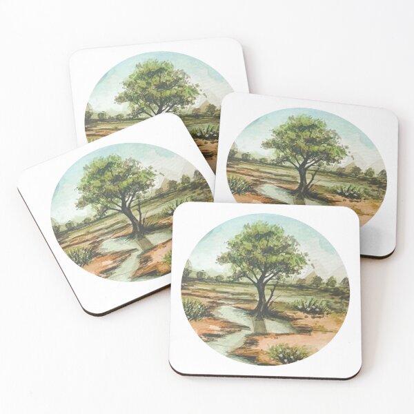 Item preview, Landscape Watercolor Painting designed and sold by artpadanna.