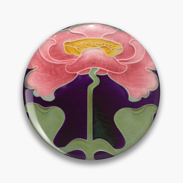 Item preview, Vintage Art Nouveau tile : Rose designed and sold by ImageMagic2024.