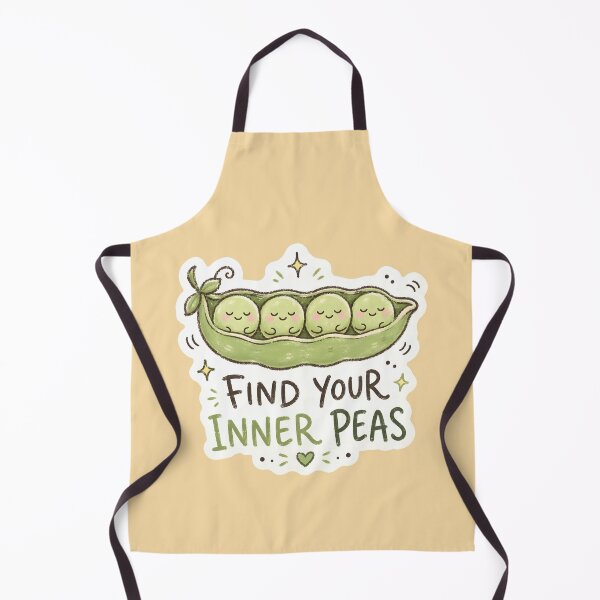 Item preview, Find Your Inner Peas Food Pun Wellness Positivity designed and sold by thecatcouch.