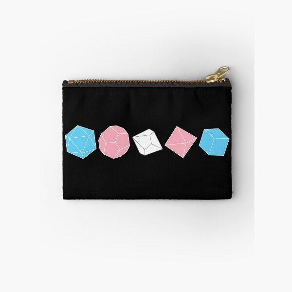 Item preview, Transgender Pride Polyhedral Dice Set | LGBTQ+ RPG Gaming Dice Design designed and sold by Hallowed Artistry.