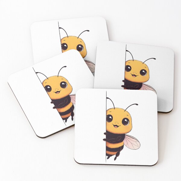 Item preview, Cute Peeking Bumble Bee designed and sold by MKDSN.
