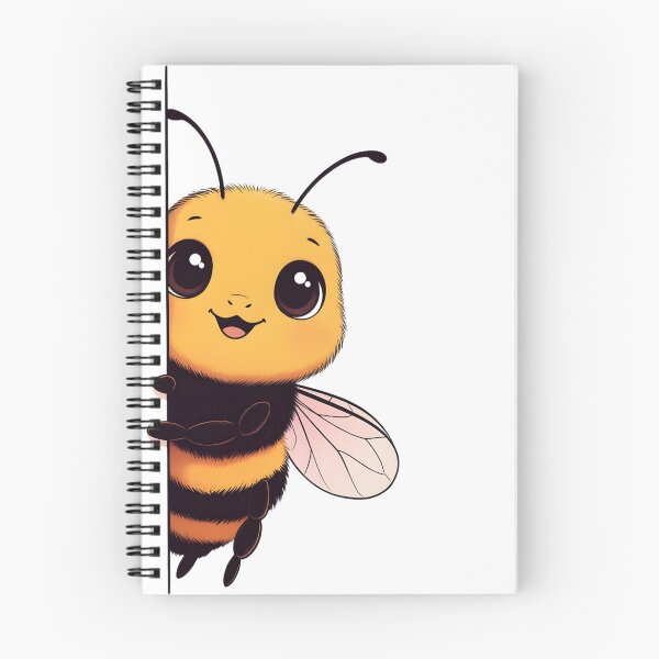 Item preview, Cute Peeking Bumble Bee designed and sold by MKDSN.