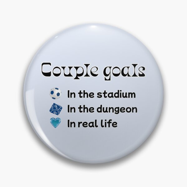 Item preview, Couple goals - football edition and DND - RPG designed and sold by Love&Geek.