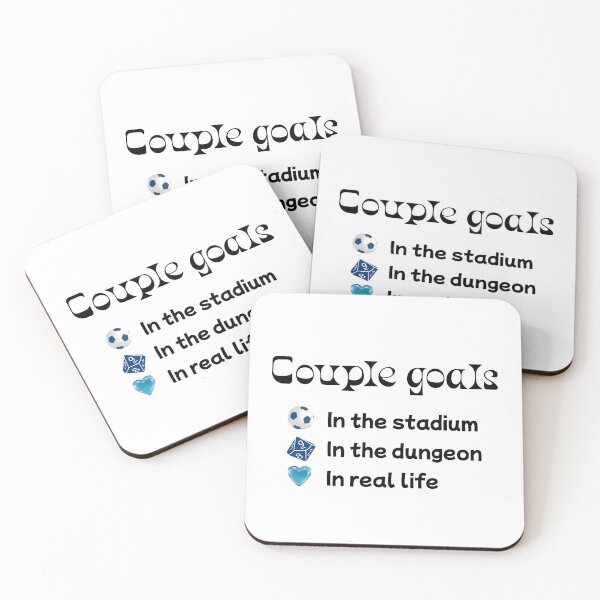 Item preview, Couple goals - football edition and DND - RPG designed and sold by Love&Geek.
