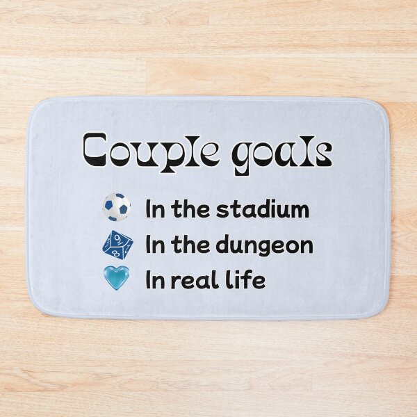 Item preview, Couple goals - football edition and DND - RPG designed and sold by Love&Geek.