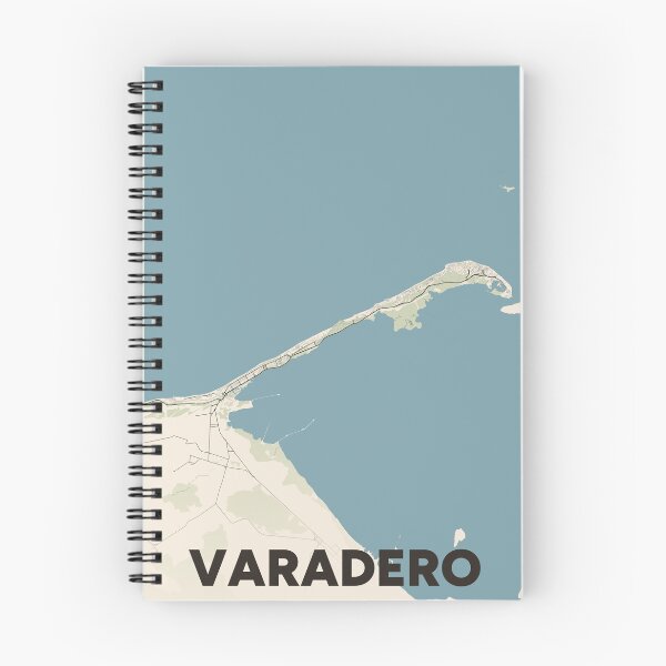 Item preview, Varadero Map designed and sold by MapsNerd.
