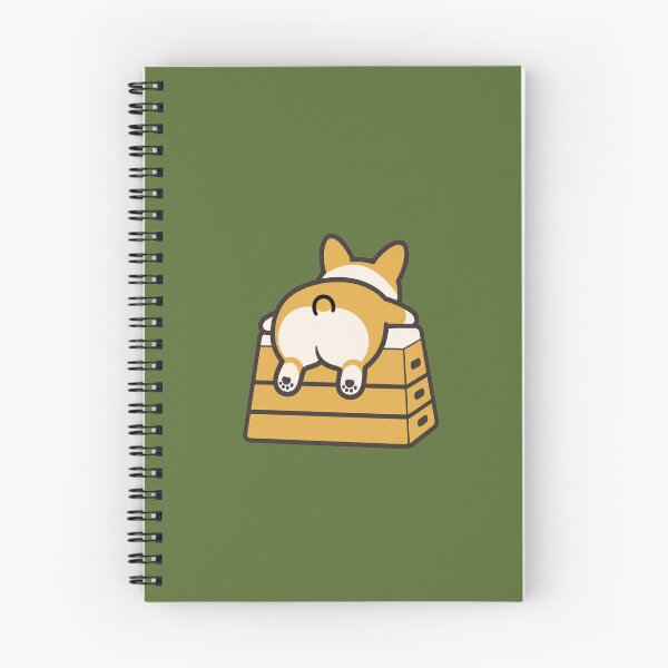 Item preview, Cute Pembroke Welsh Corgi Butt Vaulting Box Laptop Sticker designed and sold by bosamji.