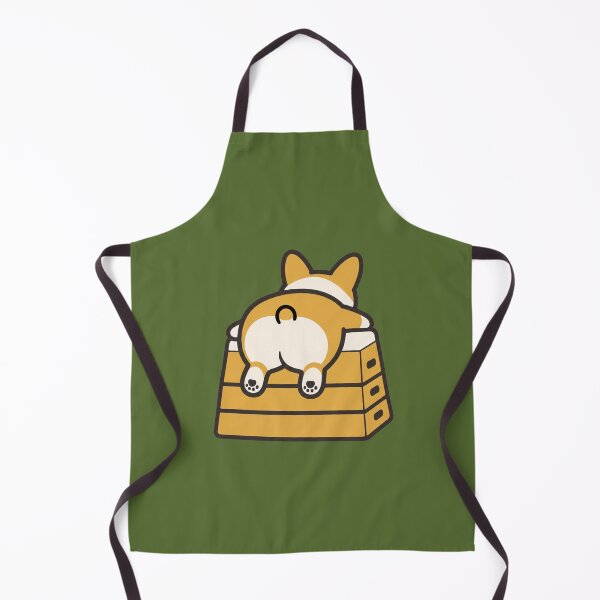 Item preview, Cute Pembroke Welsh Corgi Butt Vaulting Box Laptop Sticker designed and sold by bosamji.
