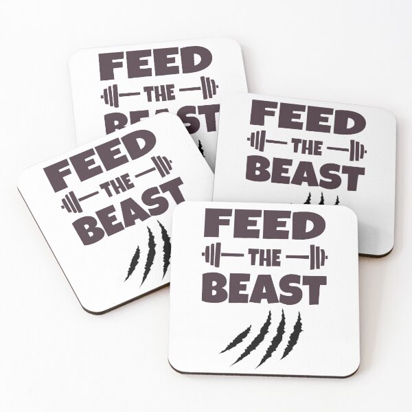 Item preview, Feed The Beast Gym Weightlifting Fitness Workout Design designed and sold by Glotify.