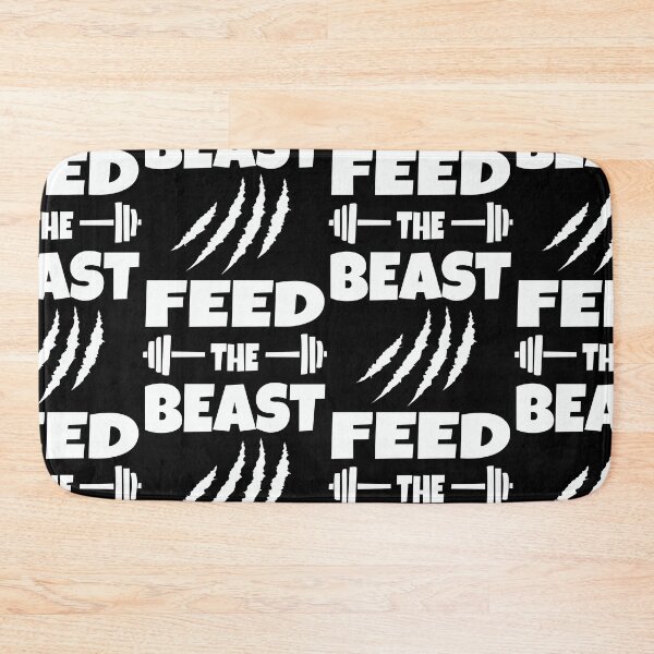 Item preview, Feed The Beast Gym Weightlifting Fitness Workout Design designed and sold by Glotify.