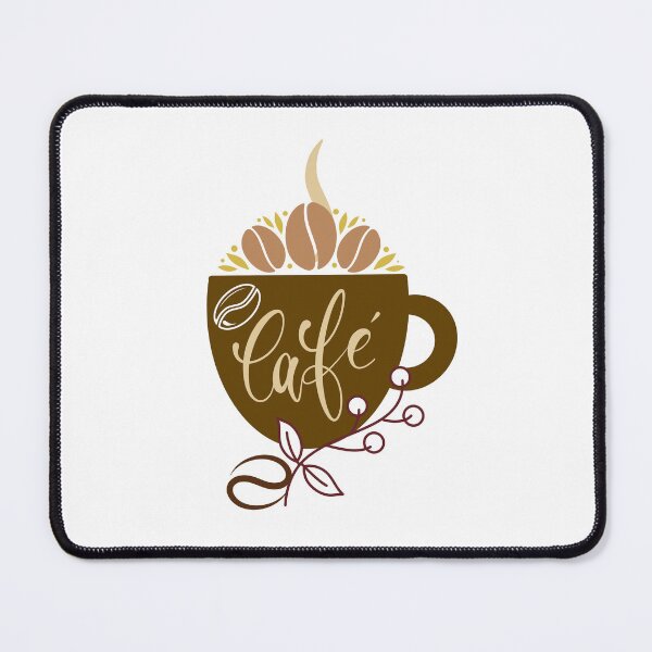 Item preview, Vintage Coffee Mug with Beans and Flowers designed and sold by Coffee & Designs.