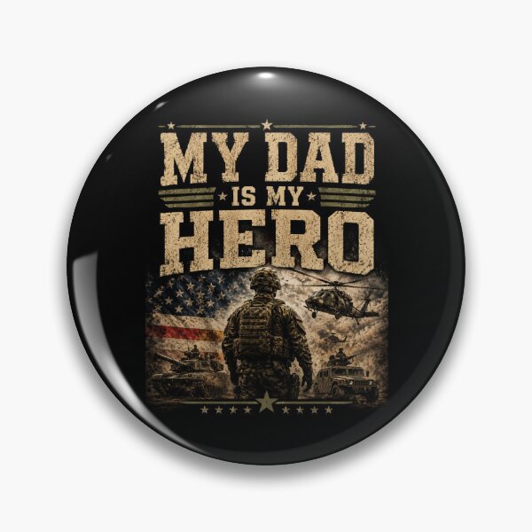 Item preview, My dad is my hero designed and sold by Military Insignia Products.