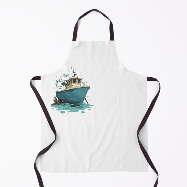 Item preview, Drone Pilot Fishing Boat Commercial Fishermen Art designed and sold by AMOZUnique.