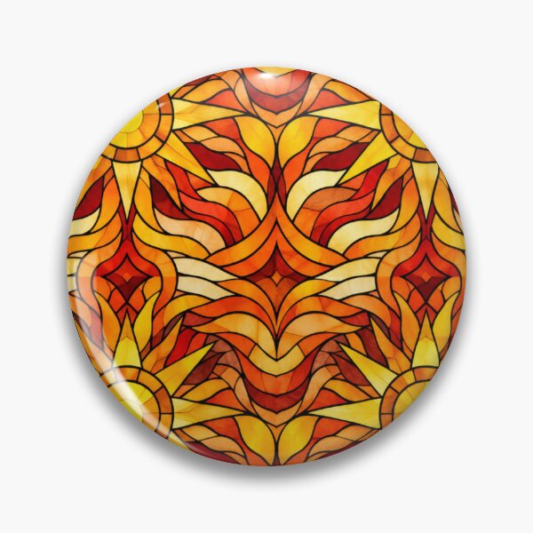 Item preview, Sunburst Heatwave Stained Glass Pattern designed and sold by Dresut.