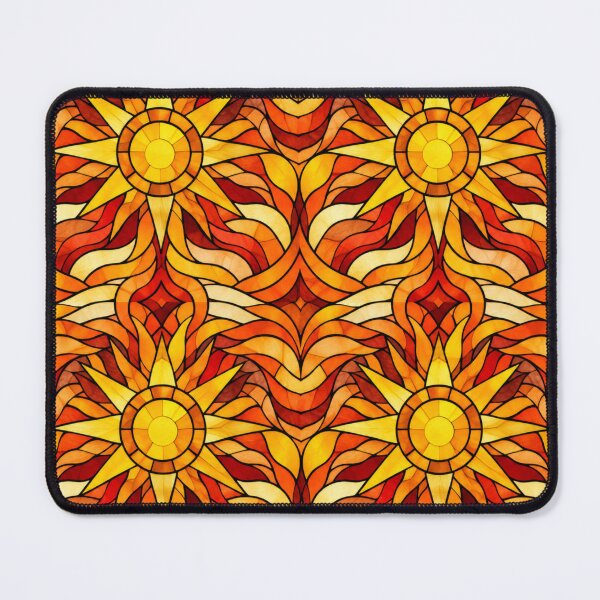 Item preview, Sunburst Heatwave Stained Glass Pattern designed and sold by Dresut.