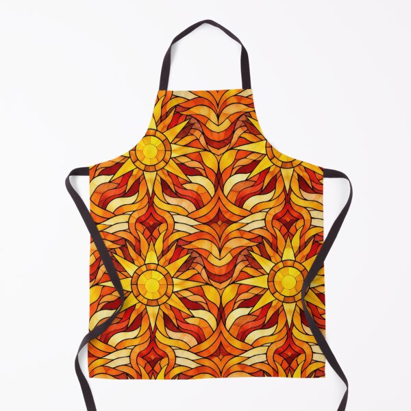 Item preview, Sunburst Heatwave Stained Glass Pattern designed and sold by Dresut.