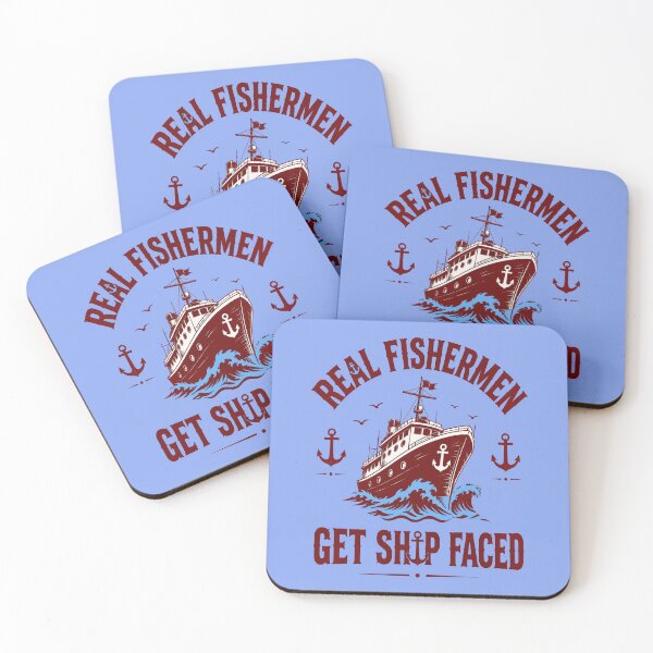 Item preview, REAL FISHERMEN GET SHIP FACED 9 designed and sold by DigitalandPhoto.