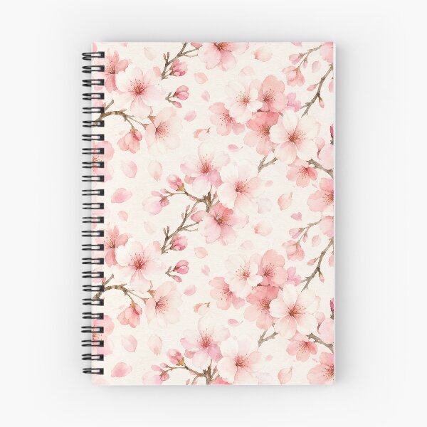 Item preview, Sakura Blossom Watercolor Seamless Pattern – Soft Pink Floral Repeat Design designed and sold by Jandedan.