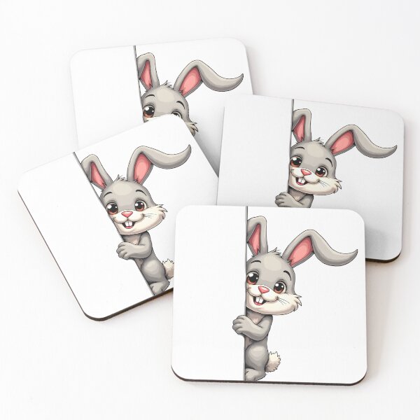 Item preview, Cute Peeking Bunny designed and sold by MKDSN.