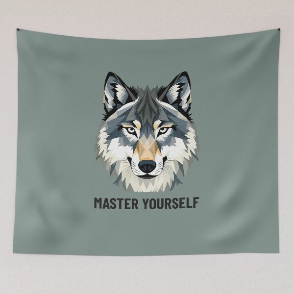 Item preview, Master Yourself Wolf Discipline. designed and sold by Endless7Art.