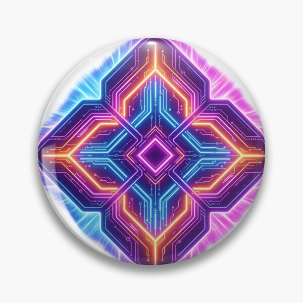 Item preview, Neon Cybernetic Arabesque Diamond designed and sold by WonderDokkan.