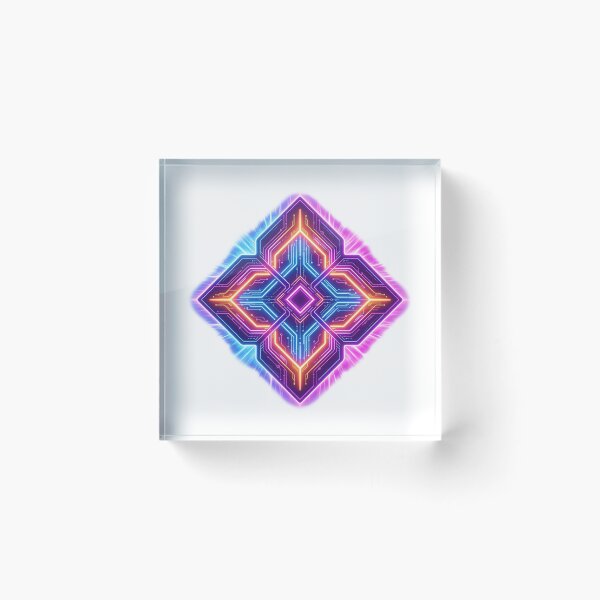Item preview, Neon Cybernetic Arabesque Diamond designed and sold by WonderDokkan.